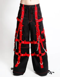 The Harness Pant Blk/Red