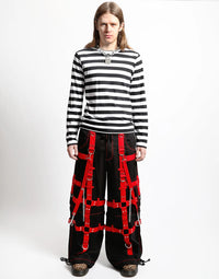 The Harness Pant Blk/Red