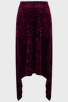 Tinted Sorrow Skirt Burgundy