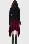Tinted Sorrow Skirt Burgundy