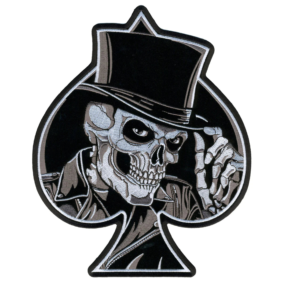Top Hat skull in spade – ShirtsNThingsAZ