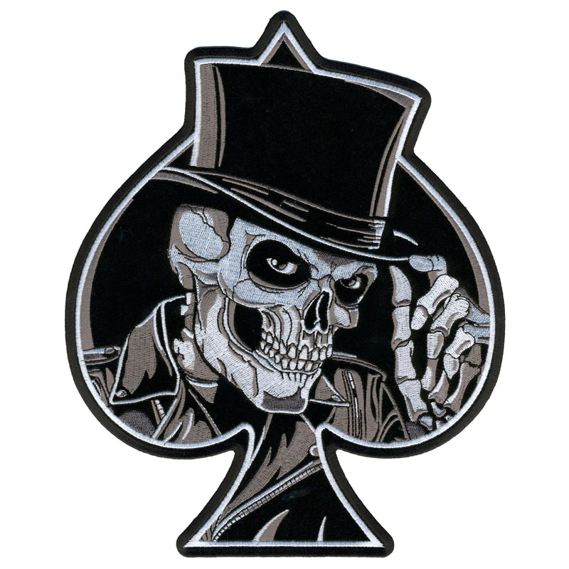 Top Hat skull in spade