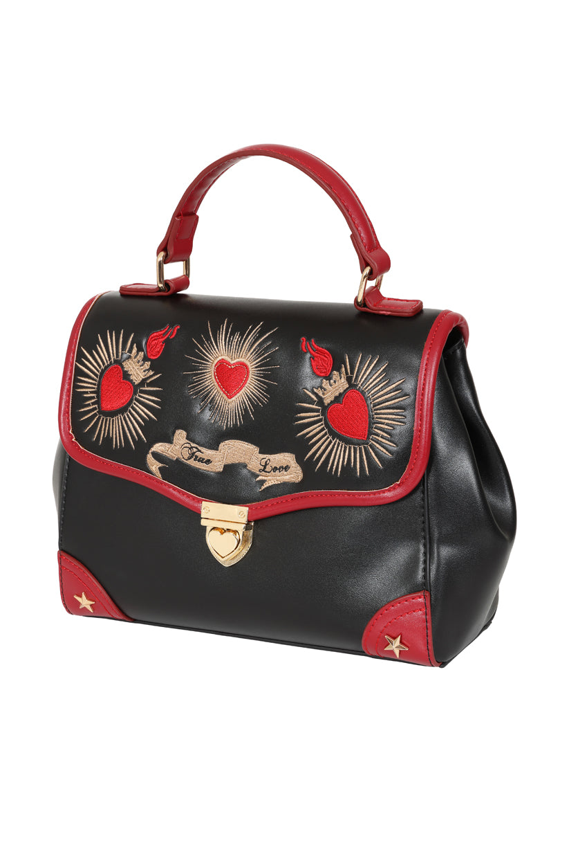 True Love Handbag Blk