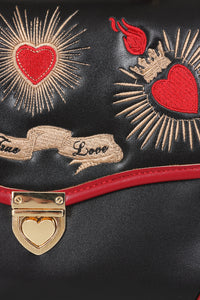 True Love Handbag Blk