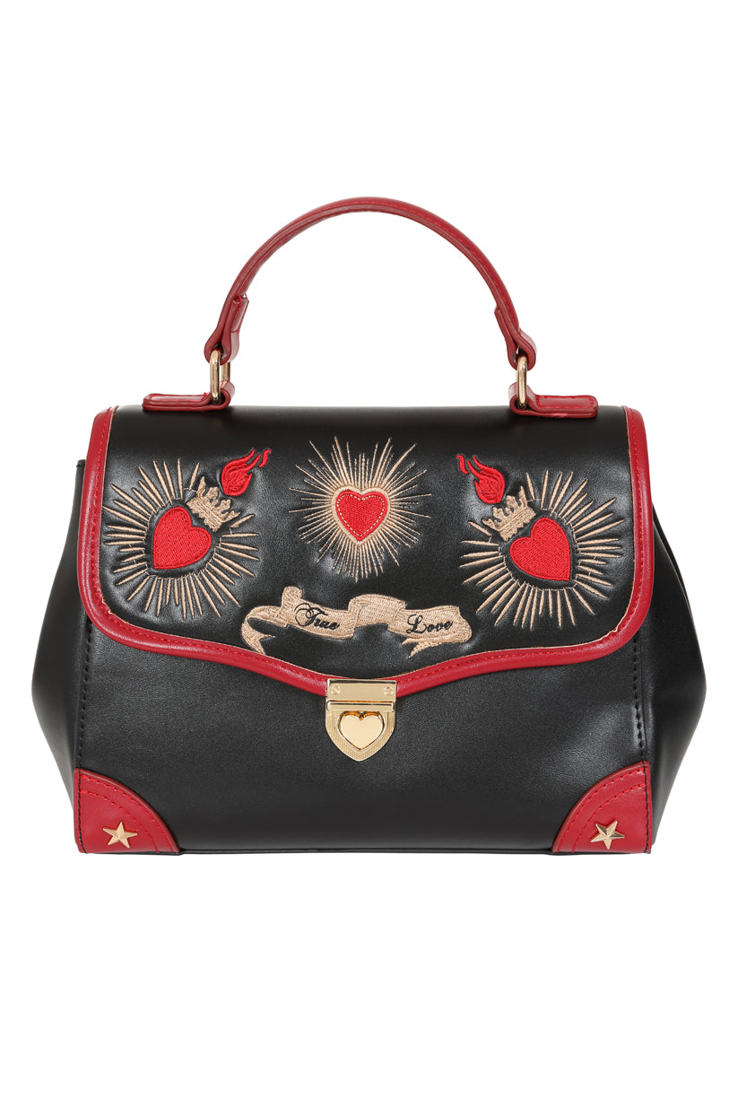True Love Handbag Blk