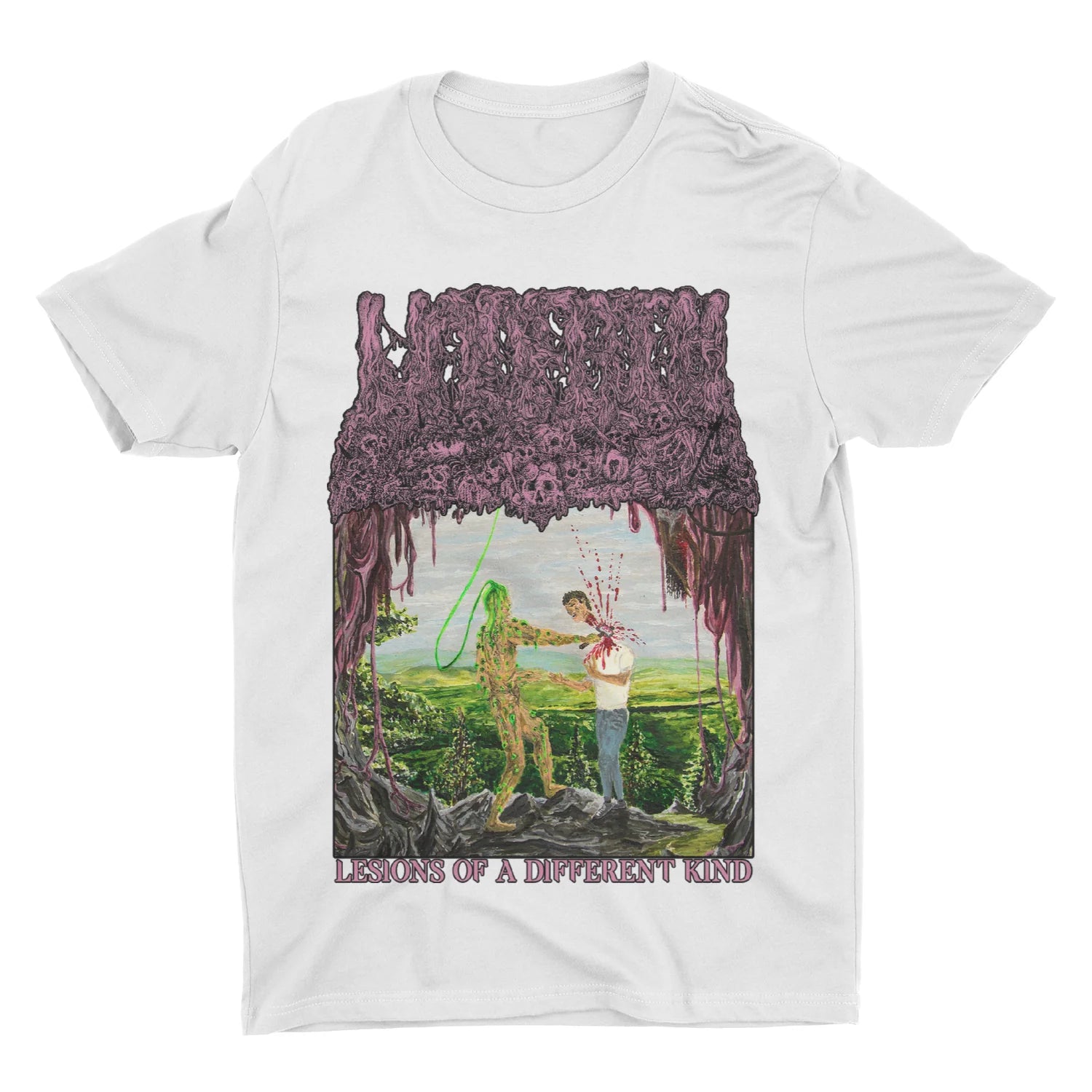 Undeath Lesions White T