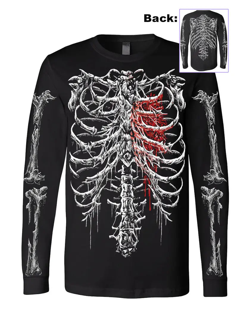 Bleeding Heart Skeleton L/S