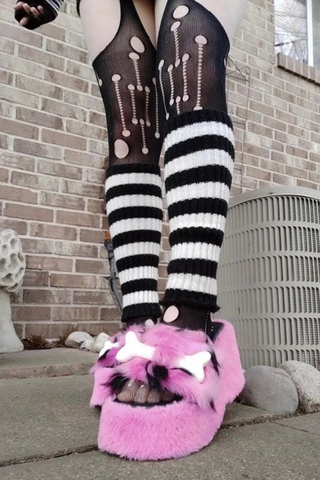 Love at First Bite Striped Leg