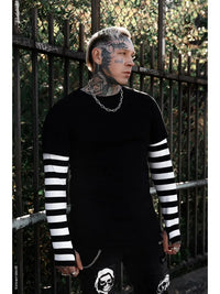 Specter Striped L/S Blk/Wht
