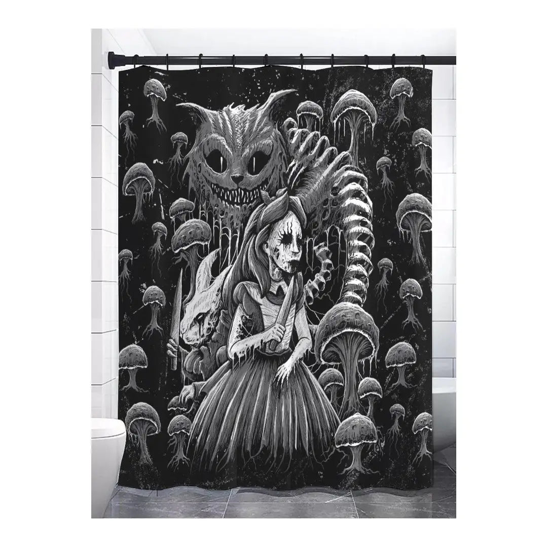 Shower Curtain-Alice in Murderl