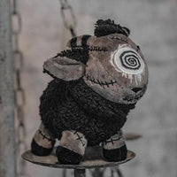 Plush Keychain-Black Sheep