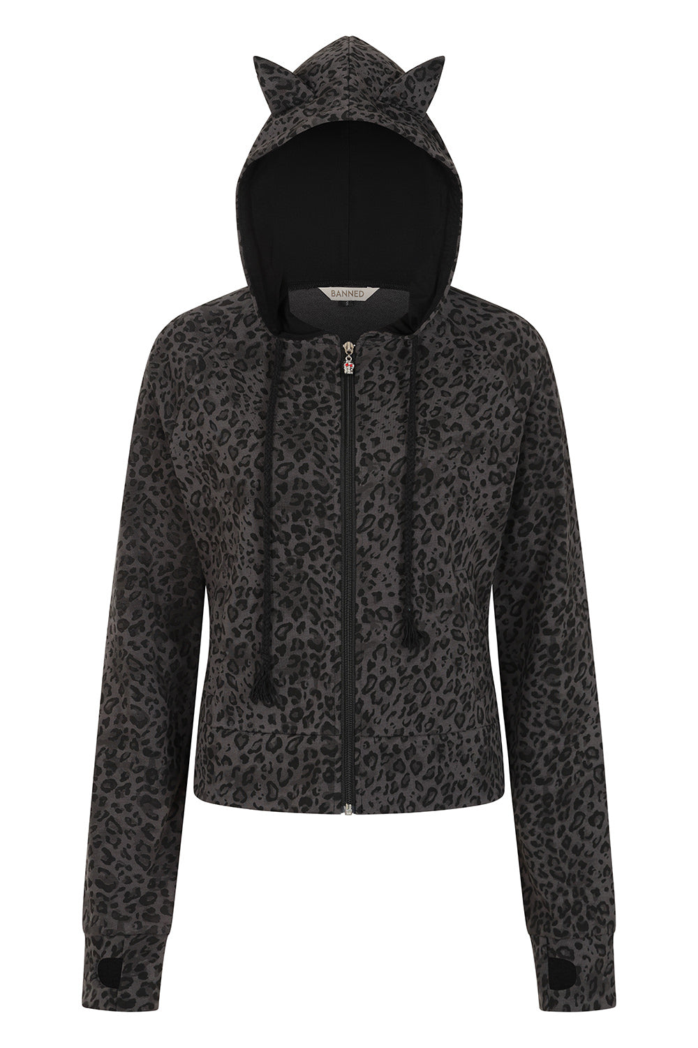 Vampire Kitty Hoodie GRY