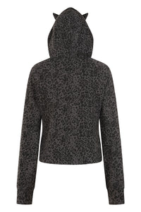 Vampire Kitty Hoodie GRY