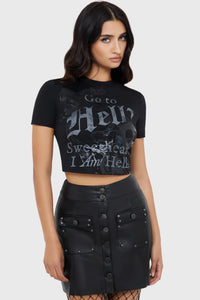 Velvet Frame Skirt