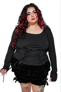 Velvet Rosemary Bloomers Blk