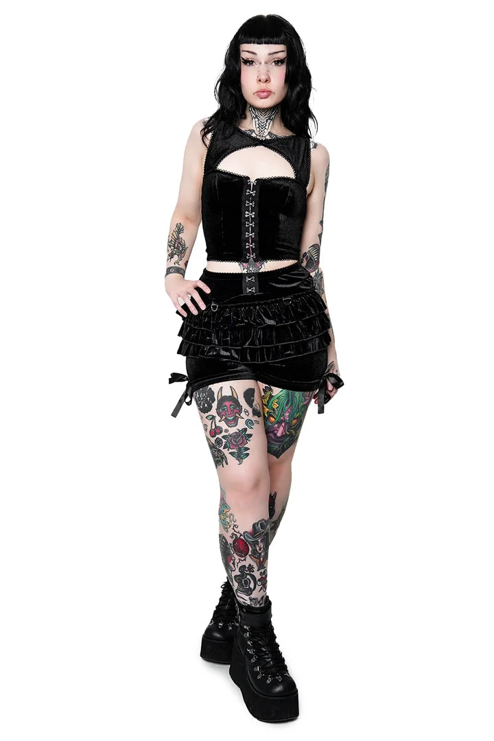 Velvet Rosemary Bloomers Blk