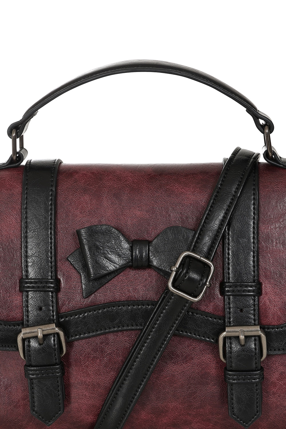 Vintage Voyager Handbag Burg