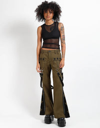 W- I Am A Star Pant Army Black