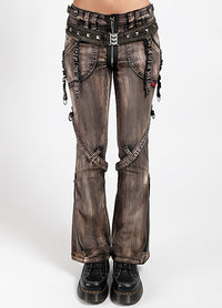 W-Power Belt Pant Rust Wash