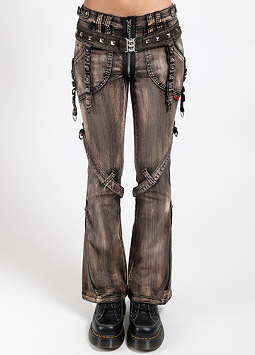 W-Power Belt Pant Rust Wash