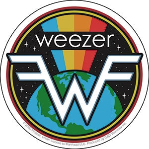 Weezer Round World Sticker