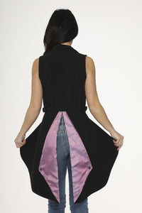 Waist Coat Pink with Dots