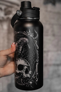 Water Bottle-Death Raven 32oz