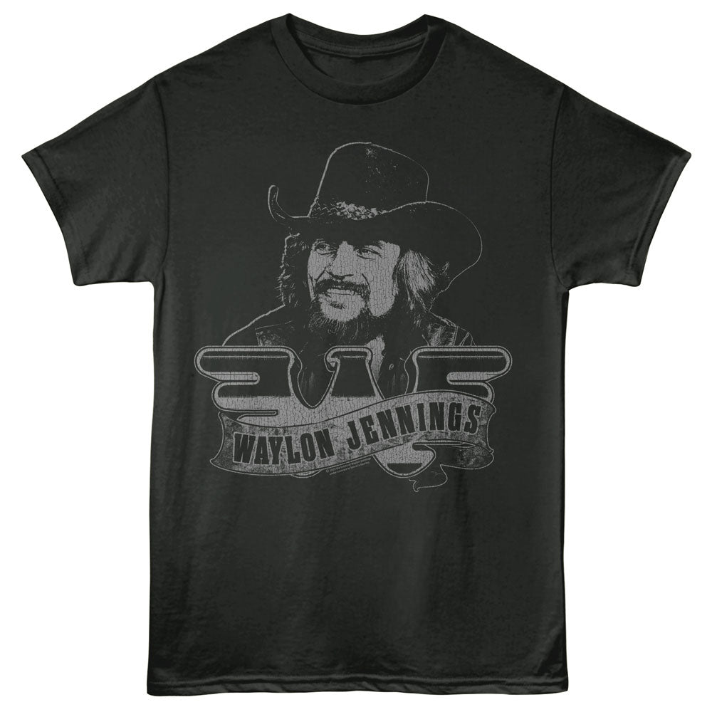 Waylon Jennings Portrait & Logo