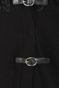 Wicked Rose Cardigan Blk