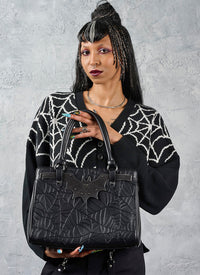 Widows Veil Tote Bag Blk