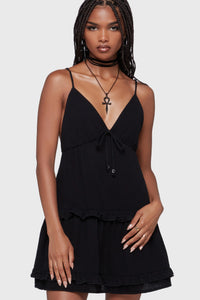 Wolfbane Cove Mini Dress Blk