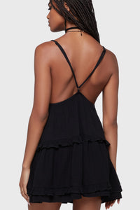 Wolfbane Cove Mini Dress Blk