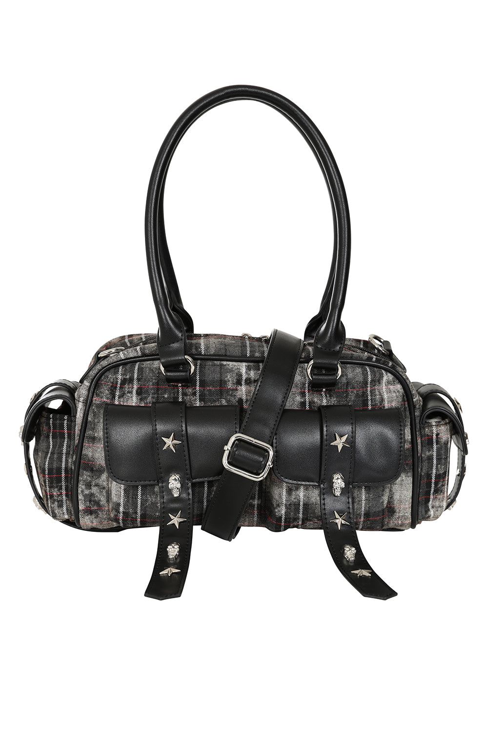 Worn and Wicked Grey Handbag