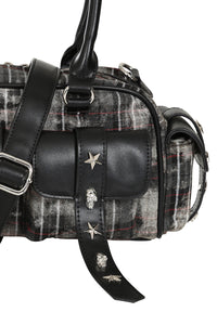 Worn and Wicked Grey Handbag