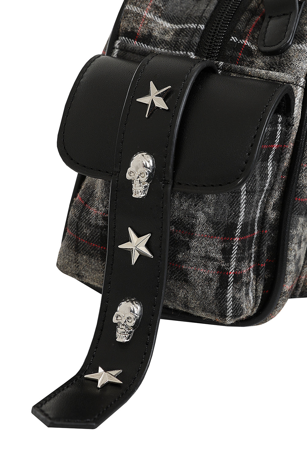 Worn and Wicked Grey Handbag