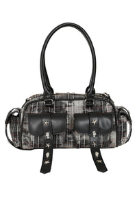 Worn and Wicked Grey Handbag