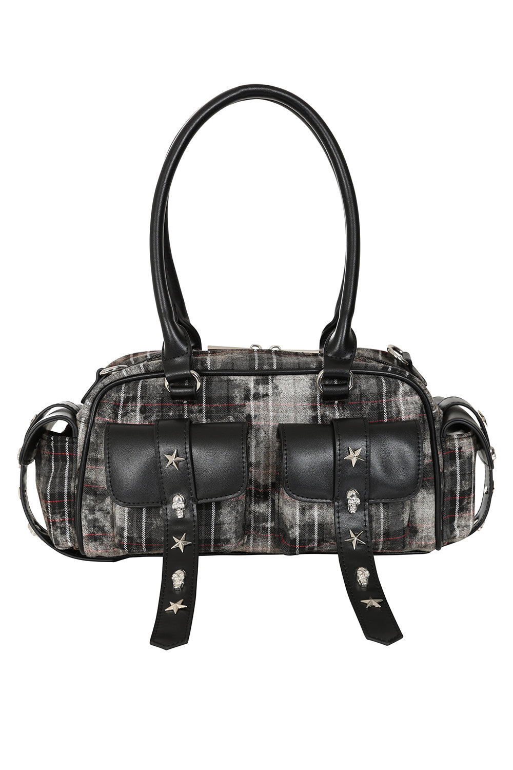 Worn and Wicked Grey Handbag