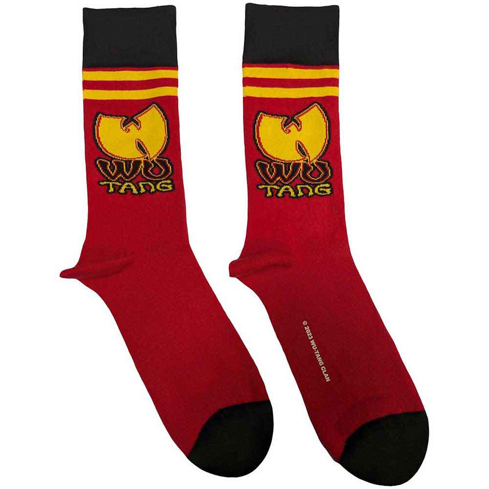 Wu-Tang Stripes Red socks