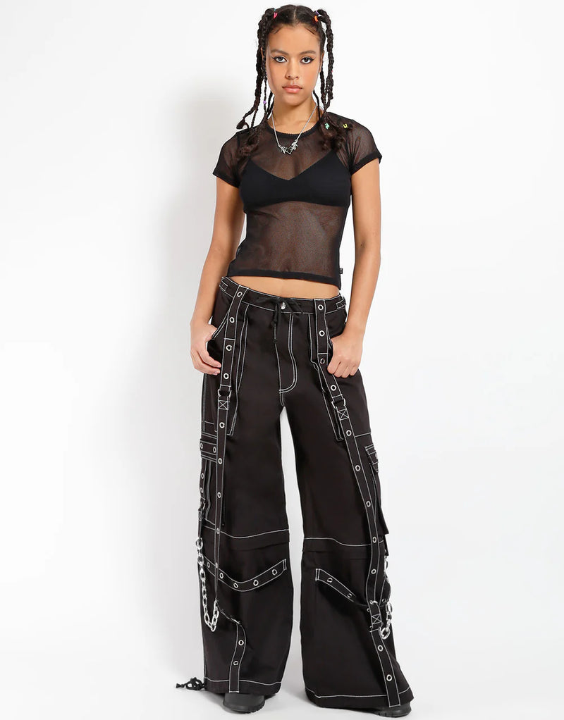 X-Strap Black/White Pant