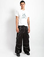 X-Strap Black/White Pant