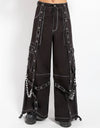 X-Strap Black/White Pant