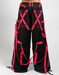 X-Strap Black/Pink Pant