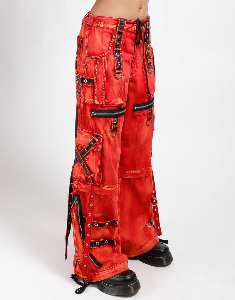 X-Strap Pant Fire Wash Red