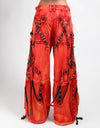X-Strap Pant Fire Wash Red
