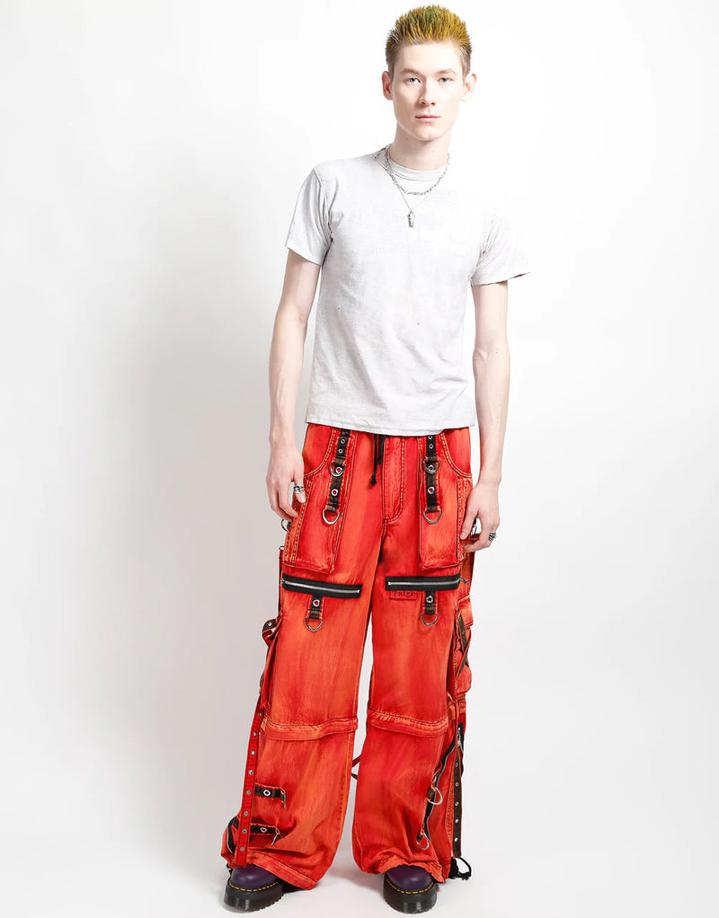 X-Strap Pant Fire Wash Red
