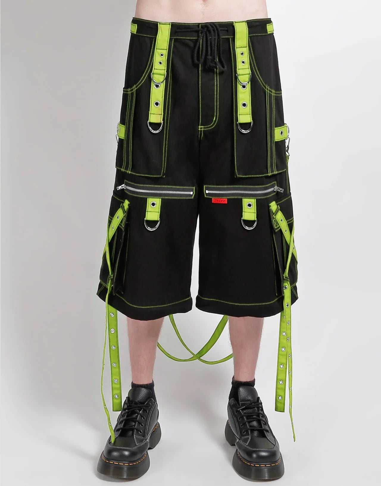 X-Strap Black/Neon Lime Pant