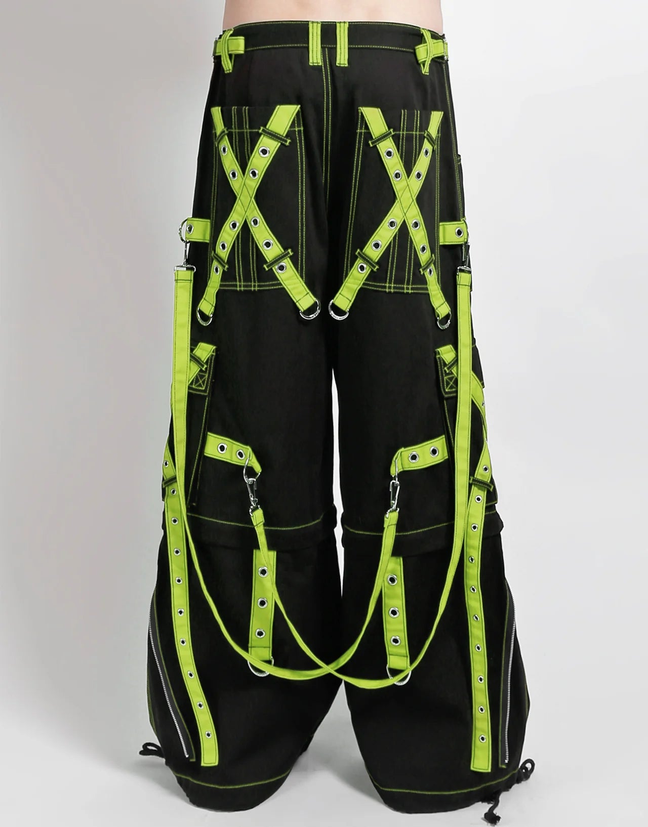 X-Strap Black/Neon Lime Pant