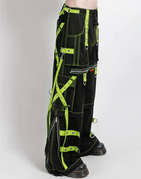 X-Strap Black/Neon Lime Pant