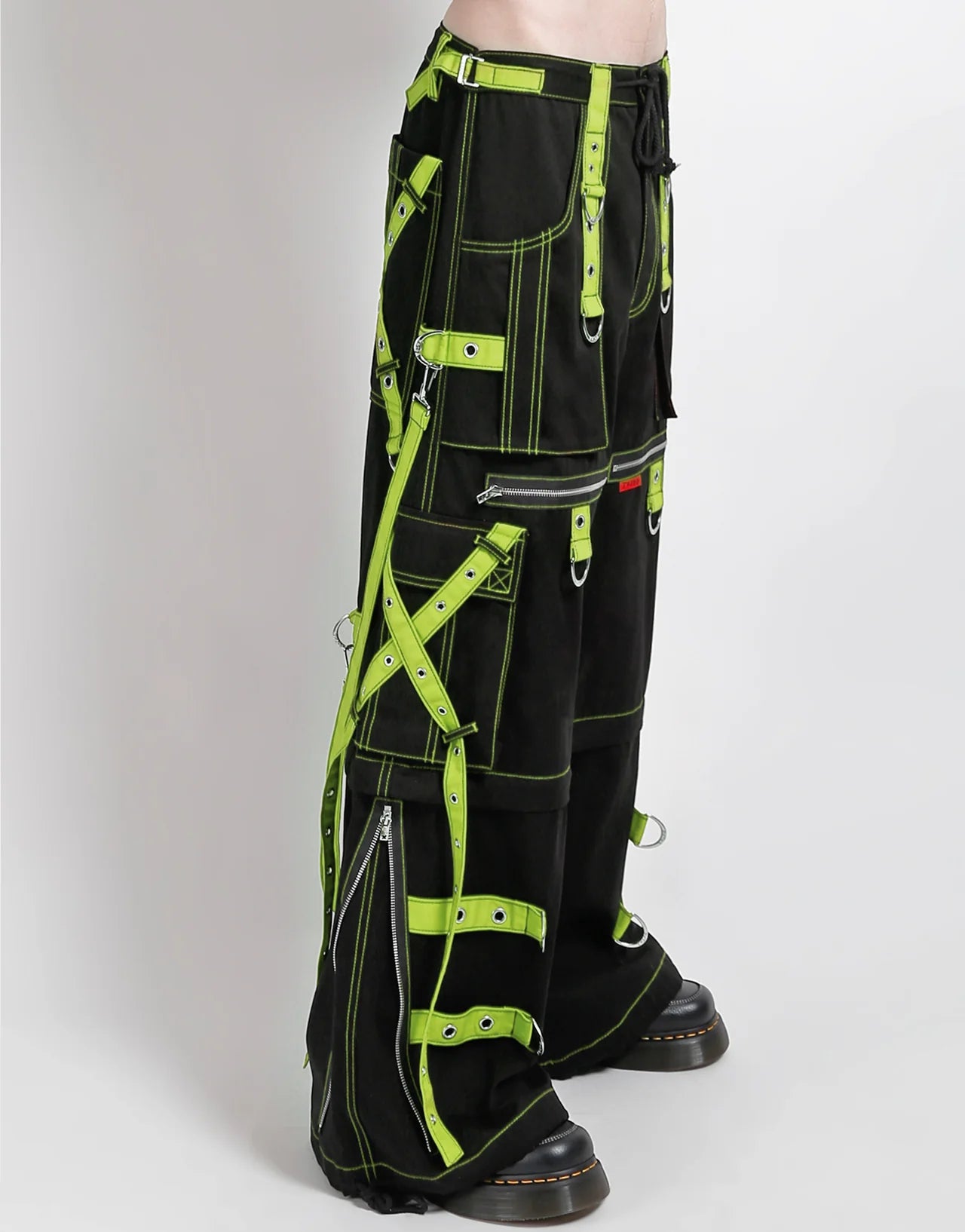 X-Strap Black/Neon Lime Pant