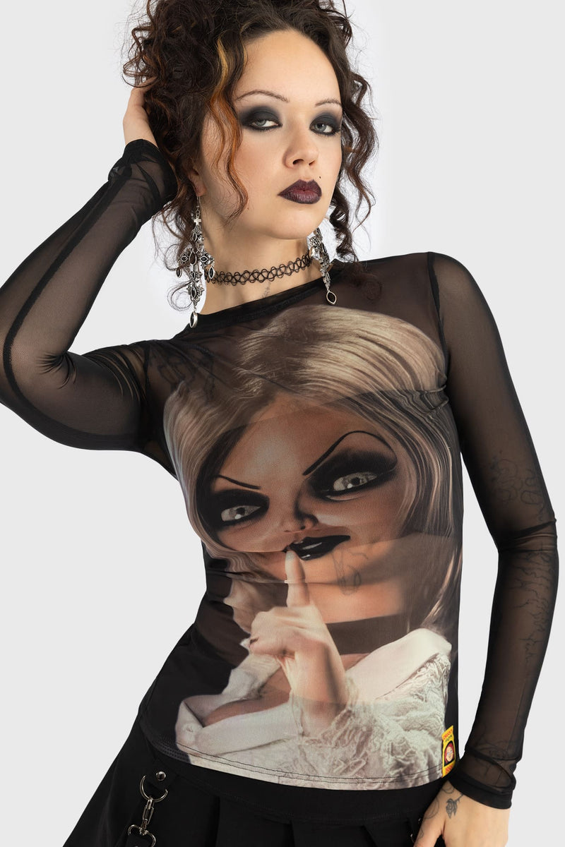 You're a Doll Mesh Top